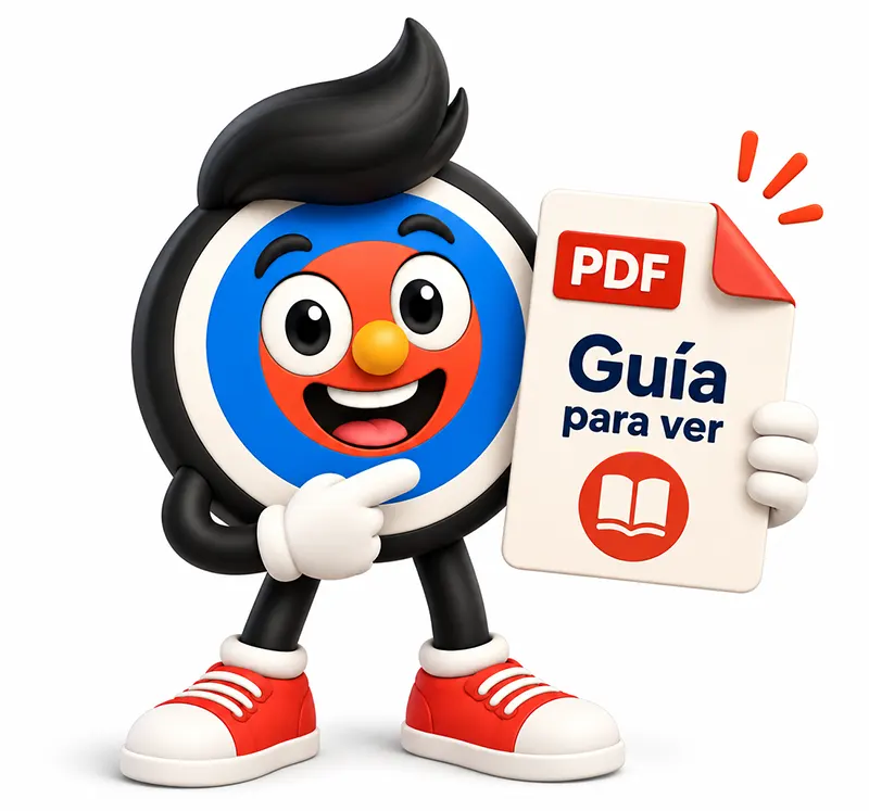 Dianito presentando guía en pdf