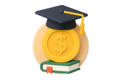 Icono educación y finanzas